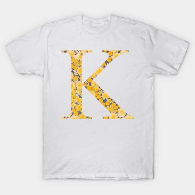 Kappa Sorority Sunflower Sticker T-Shirt by aterkaderk